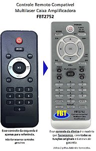 Controle Compatível Com MULTILASER CX AMP FBT2752