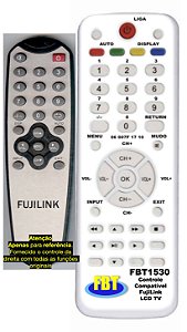 Controle Compatível Com Fujilink Fujion Tv Lcd 19 Fbt1530