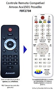 Controle Remoto Compatível AMVOX ACA1501 Pesadão FBT2738