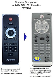 Controle Remoto Compatível AMVOX ACA1501 Pesadão FBT2738
