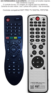 Controle Compatível Com MXT PRO TV DIGITAL FBT2799