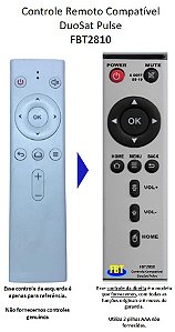 Controle Compatível Com DUOSAT PULSE FBT2810