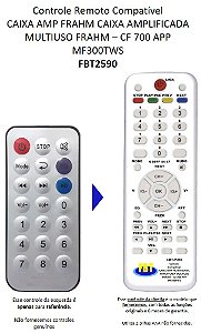 Controle Compatível Cx Amp Frahm Cf700app Fbt2590