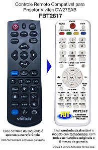 Controle Compatível Com VIVITEK DW27EAB FBT2817