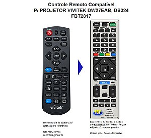 Controle Compatível Com VIVITEK DW27EAB FBT2817