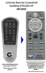 Controle Compatível Com GOLDSHIP 5.1 DTS 1035 MODE OPTION FBT2002