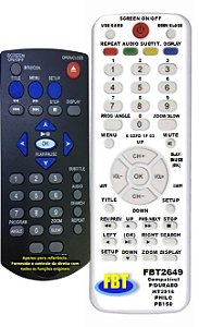 Controle Compatível Com Philco Pb150 Durabrand Ht3916 Fbt2649