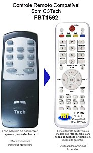 Controle Compativel Com SOM C3TECH C5571ME FBT1592
