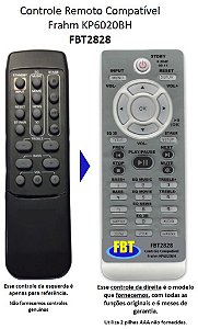 Controle Compatível Com KNUP CX AMP KP6020BWB FBT2828