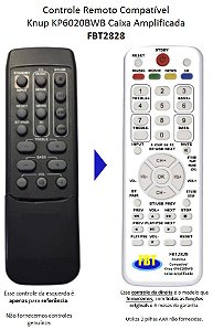 Controle Compatível Com KNUP CX AMP KP6020BWB FBT2828