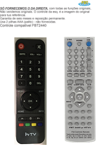Controle Compatível Com RECEPTOR HTV FBT2440
