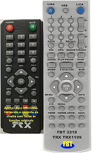 Controle Compatível Com  RECEP TRX TRX1109 FBT2218