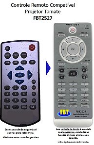 Controle Compatível Com TOMATE PROJETOR FBT2527