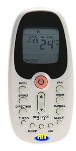 Controle Remoto Compativel Com Ar Condicionado Komeco FBT8020