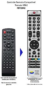 Controle Compatível Com MONITOR TOMATE MTM-1540 FBT2842