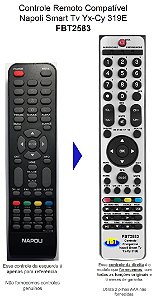 Controle Compatível TV Napoli NPL32S777 FBT2583