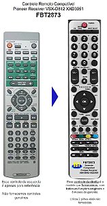 Controle Compatível Com Receiver Pioneer VSX-D812 FBT2873