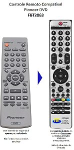 Controle Compatível Com DVD PIONEER VXX2866 2805 2914 2865 2801 2913 FBT2863