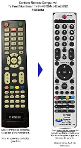 Controle Compatível FREE LCDTVFR 45TS FBT2882