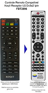 Controle Compatível Com Conversor KOQIT U2 DV3S2 FBT2896
