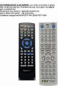 Controle Compatível Com NAVCITY NV2500 FBT1434