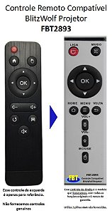 Controle Compatível Projetor Blitzwolf BW-V2 FBT2893