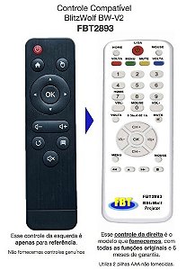 Controle Compatível Projetor Blitzwolf BW-V2 FBT2893