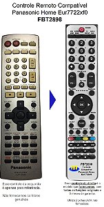 Controle Compatível Com PANASONIC EUR7722XF0 FBT2898