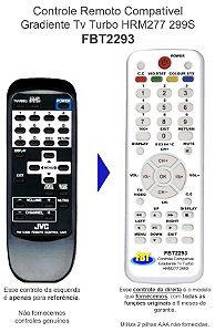 Controle Compatível Com Gradiente Hrm277s299s FBT2293