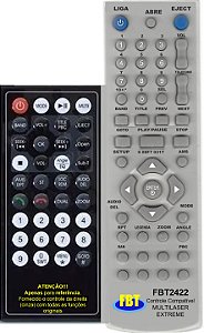 Controle Remoto Compatível Multilaser Extreme FBT2422