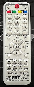 Controle Remoto Compatível Com FBT2592(HQ) + FBT2686(AOC ROKU) FBTC004