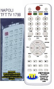 Controle Compatível Com NAPOLI TFTV FBT2244