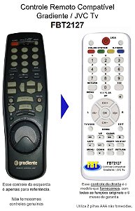 Controle Compatível C/ GRADIENTE/JVC FBT2127