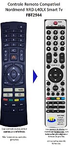 Controle Remoto Compatível TV NordMende NRD-L40LX FBT2944