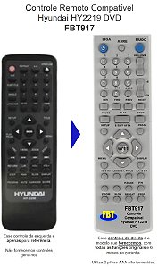 Controle Compatível HYUNDAI HY-2210 DVD FBT917