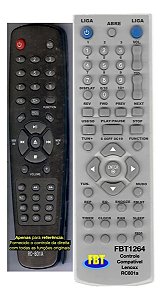 Controle Remoto Compatível Dvd Lenoxx Rc-801a MS841 Fbt1264