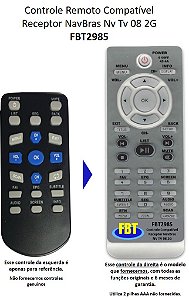 Controle Remoto Compatível P/ Navbras Nvtv08 2G FBT2985