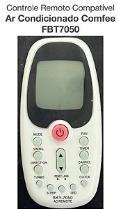 Controle Remoto Compatível P/ Ar Condicionado Comfee  FBT7050