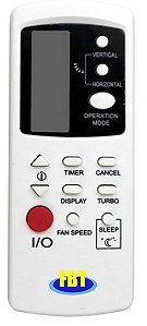 Controle Remoto Compatível Com AR CONDICIONADO PHILCO FBT7422