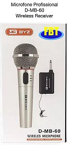 Microfone Profissional  D-MB-60 Wireless Receiver FBT50004