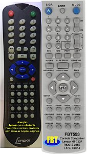 Controle Compatível Lenoxx Home Theater Ht-728B FBT553