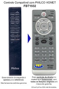Controle Philco Home Theater Fbt1932
