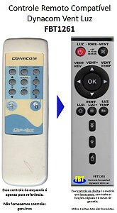 Controle Compatível P/ DYNACOM FBT1261