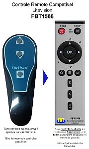 Controle Compatível P/ Litevision Fbt1568