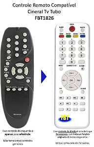 Controle Compatível P/ Cineral Rh3400n Fbt1826