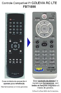Controle Compatível P/ Colevia Rc Lte Fbt1898