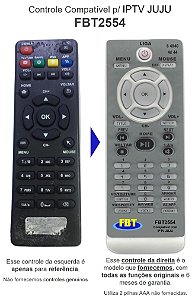 Controle Compatível P/ IPTV JUJU FBT2554