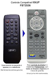Controle Compatível P/ KNUP FBT2536