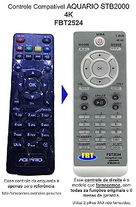 Controle Compatível P/ AQUARIO STB2000 AKFBT2524