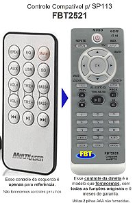 Controle Compatível P/ SP113 FBT2521